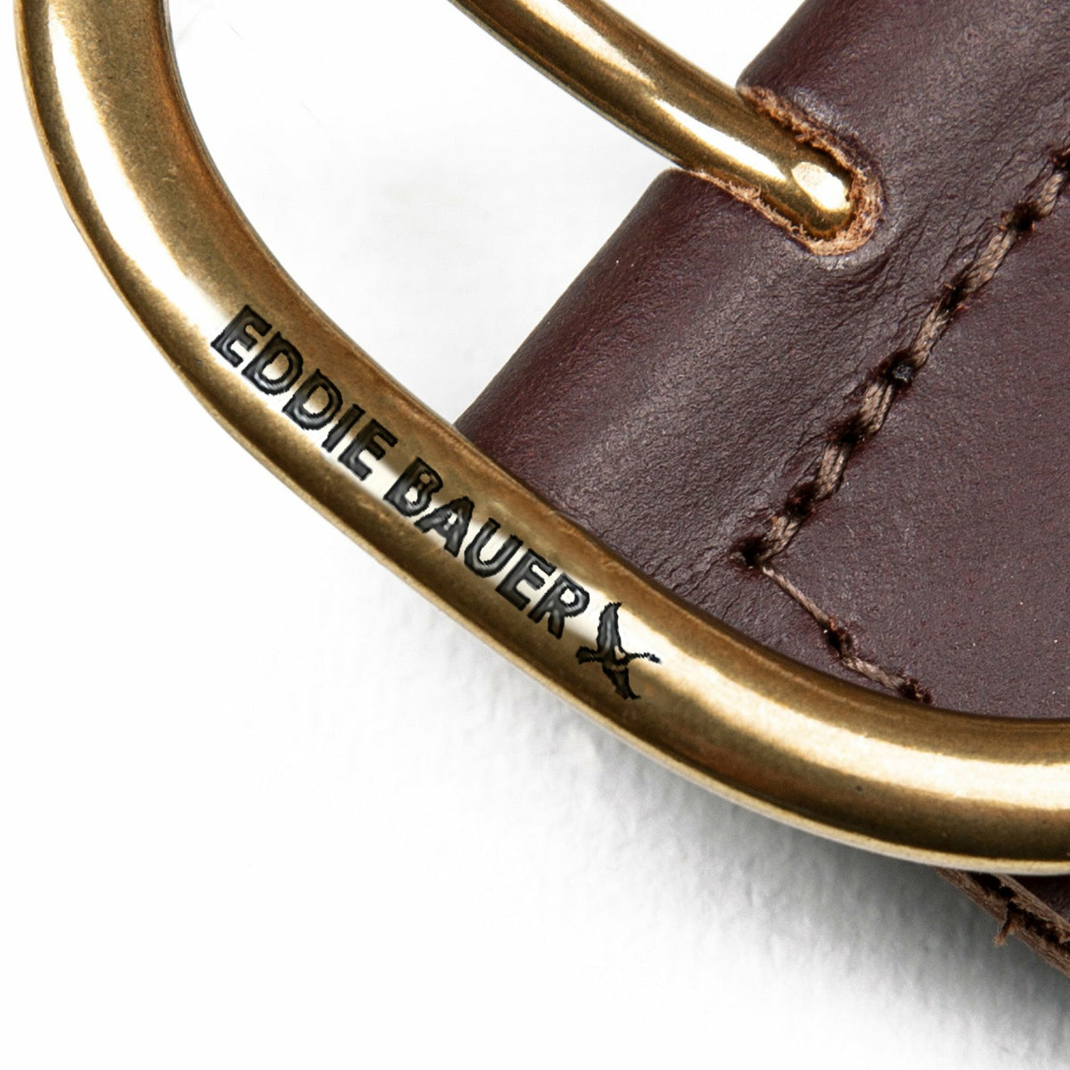 Eddie Bauer Women's Center Bar Woven Leather Belt