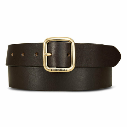 Eddie Bauer Women's Center Bar Leather Jean Belt