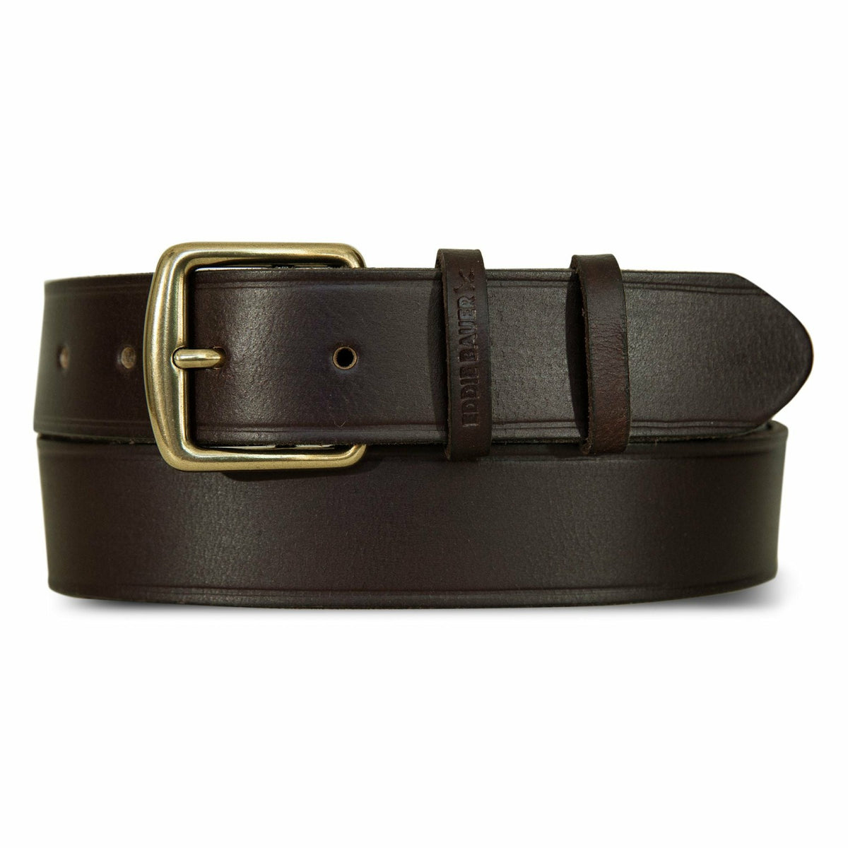 Eddie Bauer Women's Double Keeper Leather Jean Belt