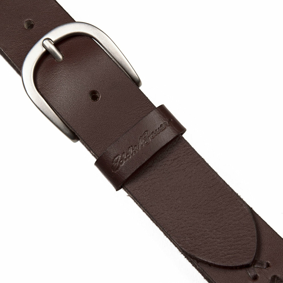Eddie Bauer Women's Center Lacing Detailed Leather Belt