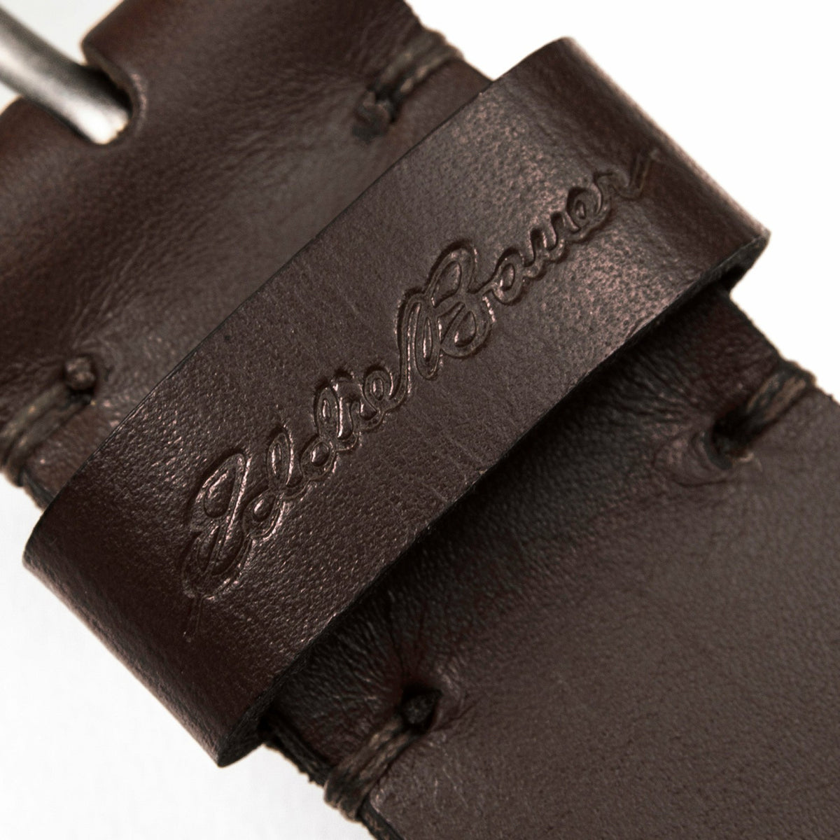 Eddie Bauer Women's Center Lacing Detailed Leather Belt