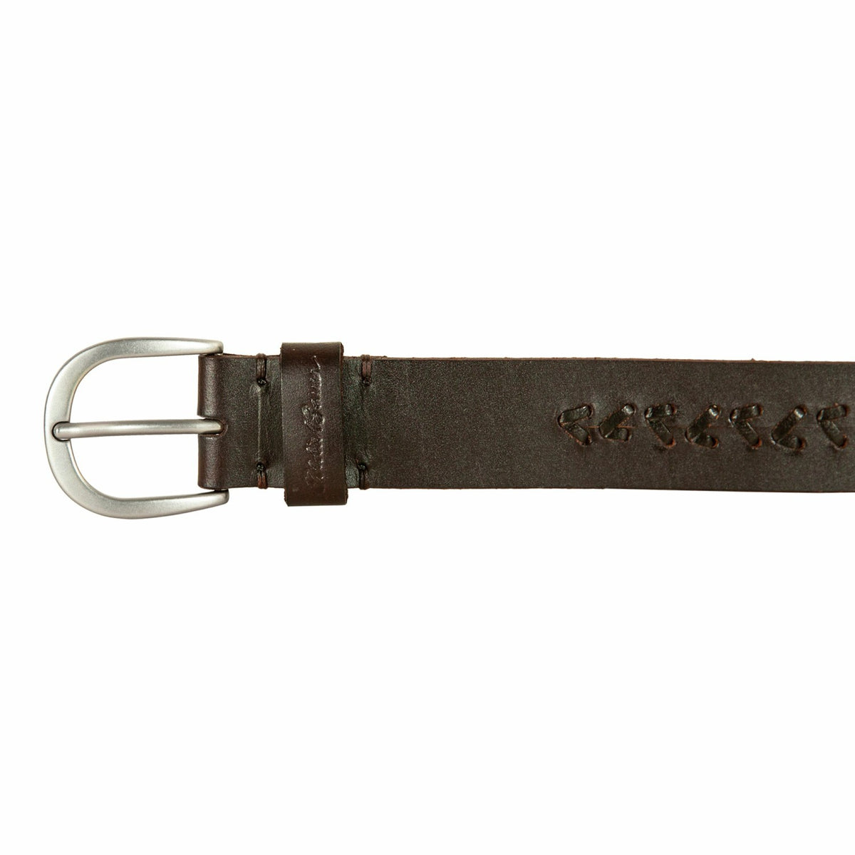 Eddie Bauer Women's Center Lacing Detailed Leather Belt