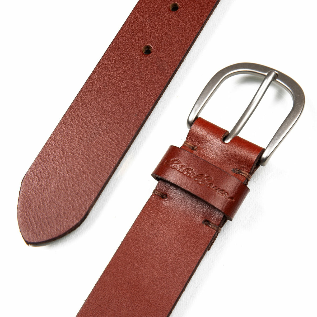 Eddie Bauer Women's Center Lacing Detailed Leather Belt