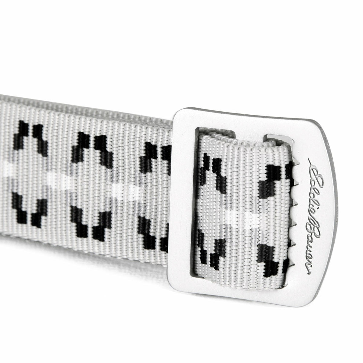 Eddie Bauer Women's Cascade Webbing Belt with Engraved Metal Buckle