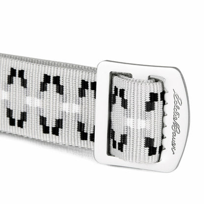 Eddie Bauer Women's Cascade Webbing Belt with Engraved Metal Buckle