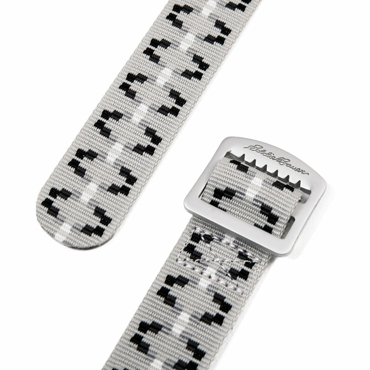 Eddie Bauer Women's Cascade Webbing Belt with Engraved Metal Buckle
