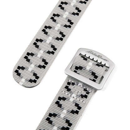 Eddie Bauer Women's Cascade Webbing Belt with Engraved Metal Buckle