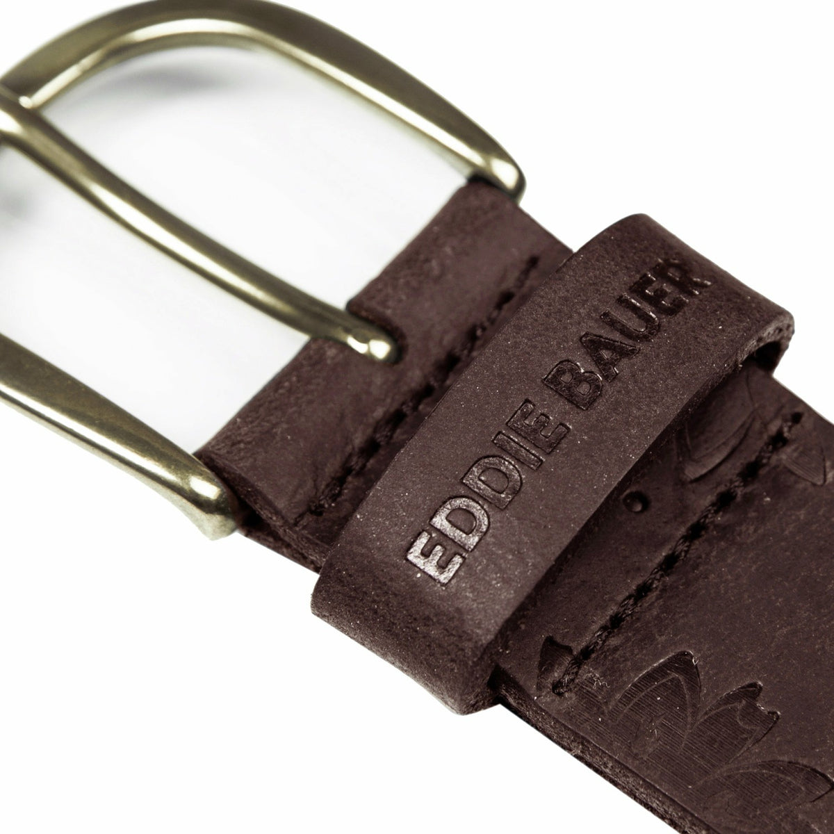 Eddie Bauer Women's Floral Tooled Leather Belt