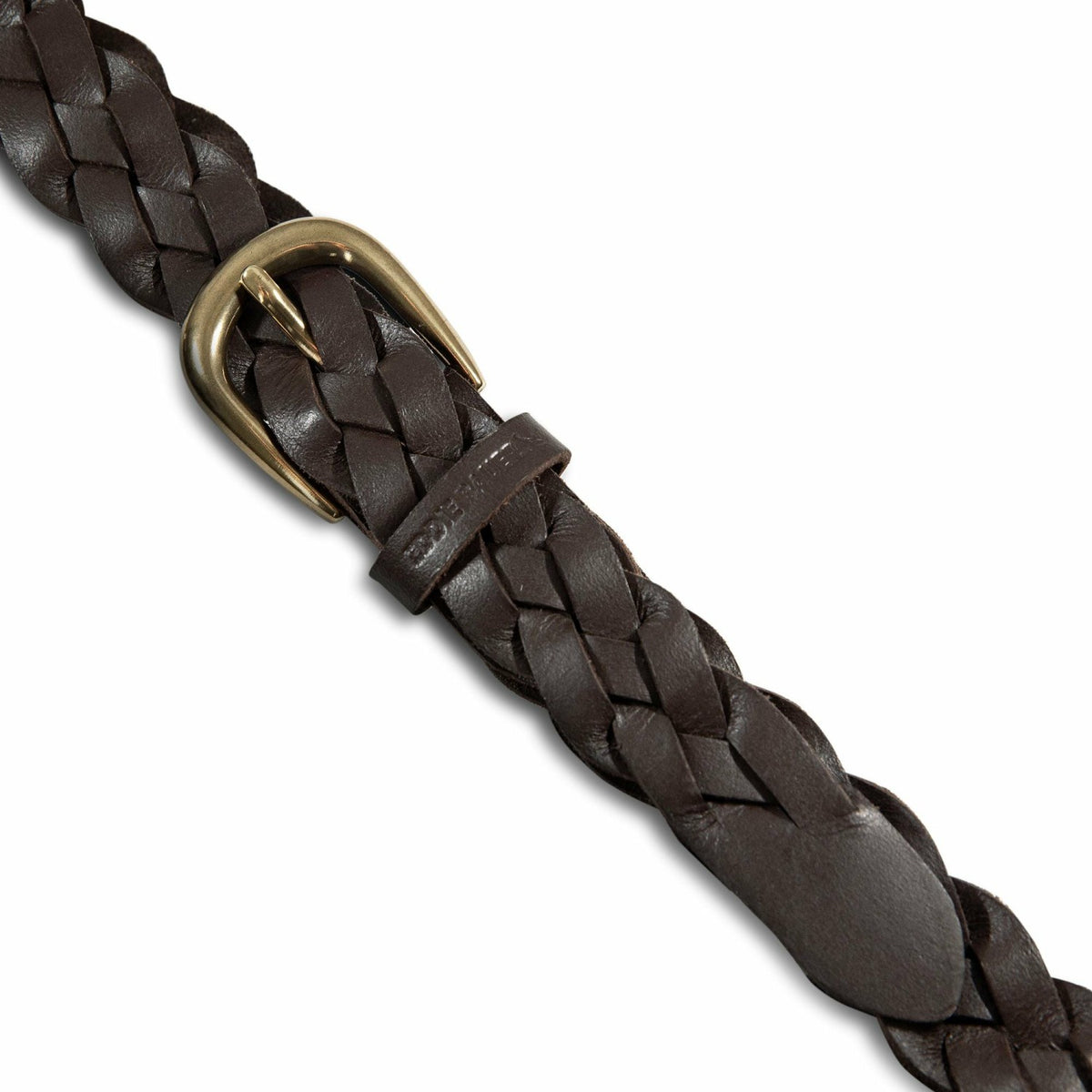 Eddie Bauer Women's Thin Braided Leather Belt