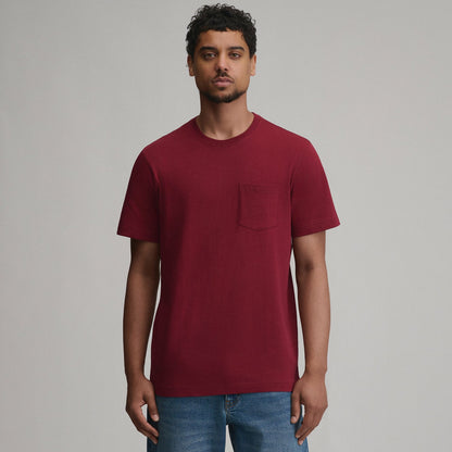 Eddie Bauer Men's SS Lw Cotton Pocket Tee