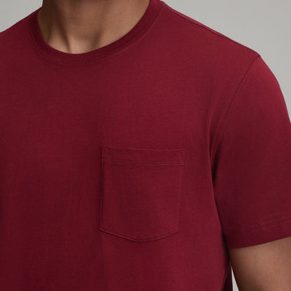 Eddie Bauer Men's SS Lw Cotton Pocket Tee
