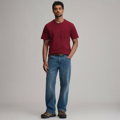 Eddie Bauer Men's SS Lw Cotton Pocket Tee