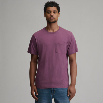 Eddie Bauer Men's SS Lw Cotton Pocket Tee