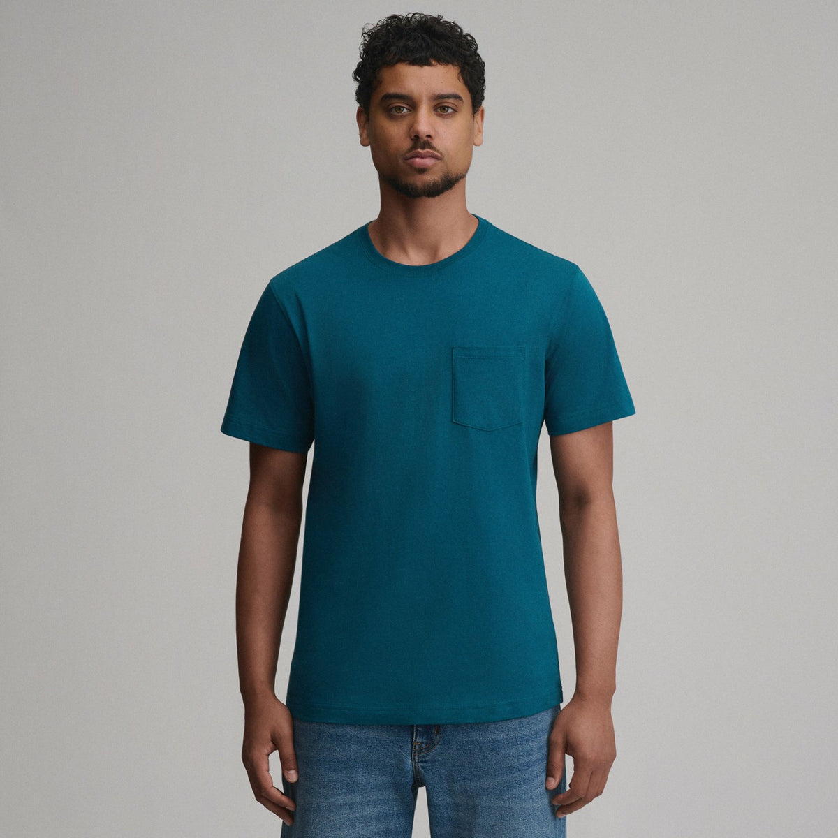 Eddie Bauer Men's SS Lw Cotton Pocket Tee