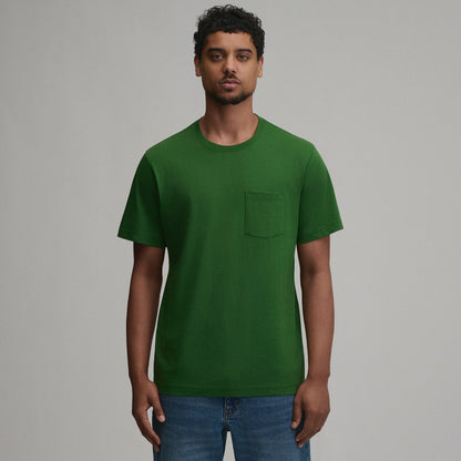 Eddie Bauer Men's SS Lw Cotton Pocket Tee
