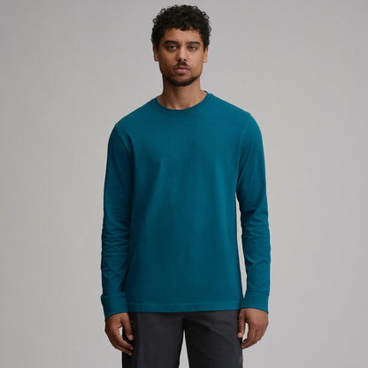 Eddie Bauer Men's LS Lw Cotton Classic Tee