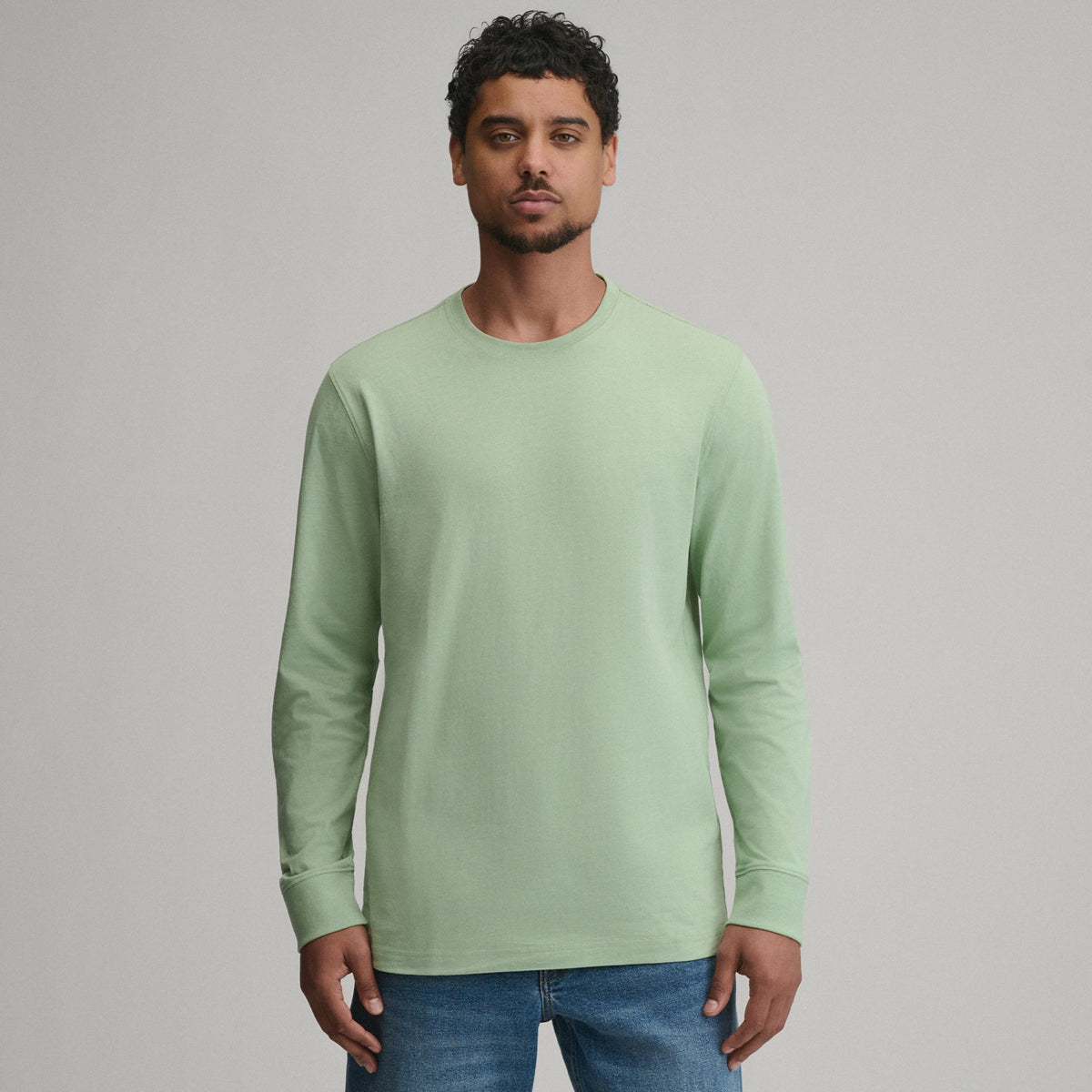 Eddie Bauer Men's LS Lw Cotton Classic Tee