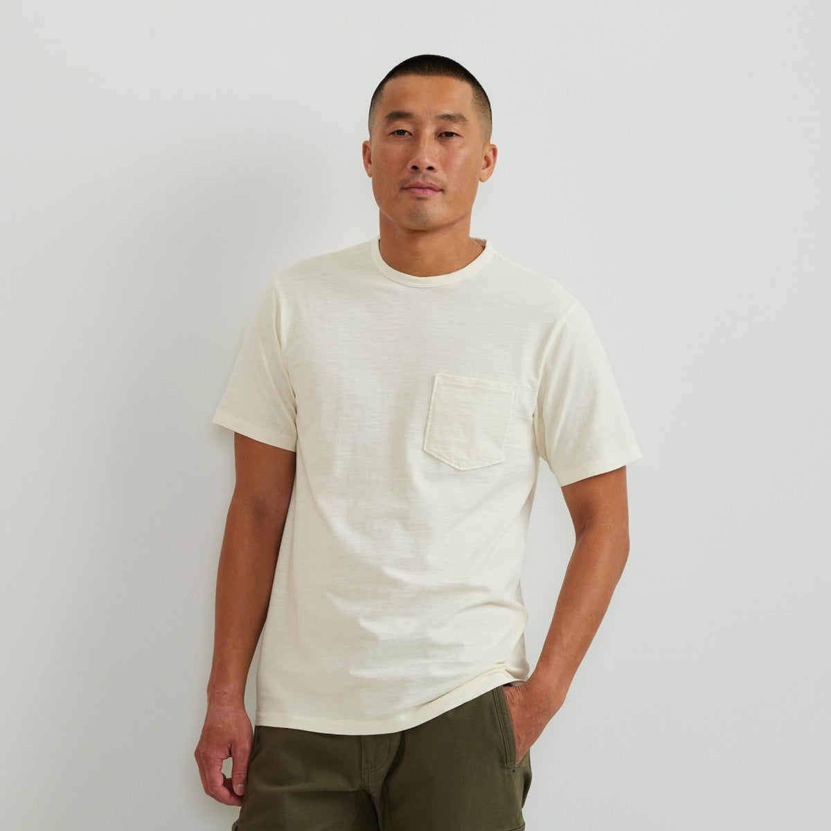 Eddie Bauer Men's SS Sunwashed Cotton Tee