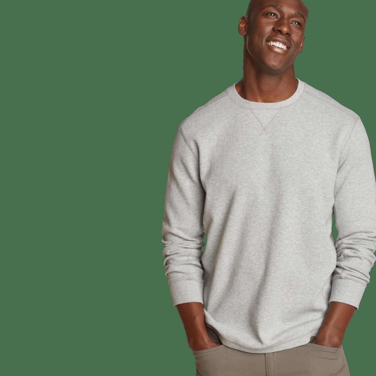 Eddie Bauer Men's Eddies Favorite Thermal Crew