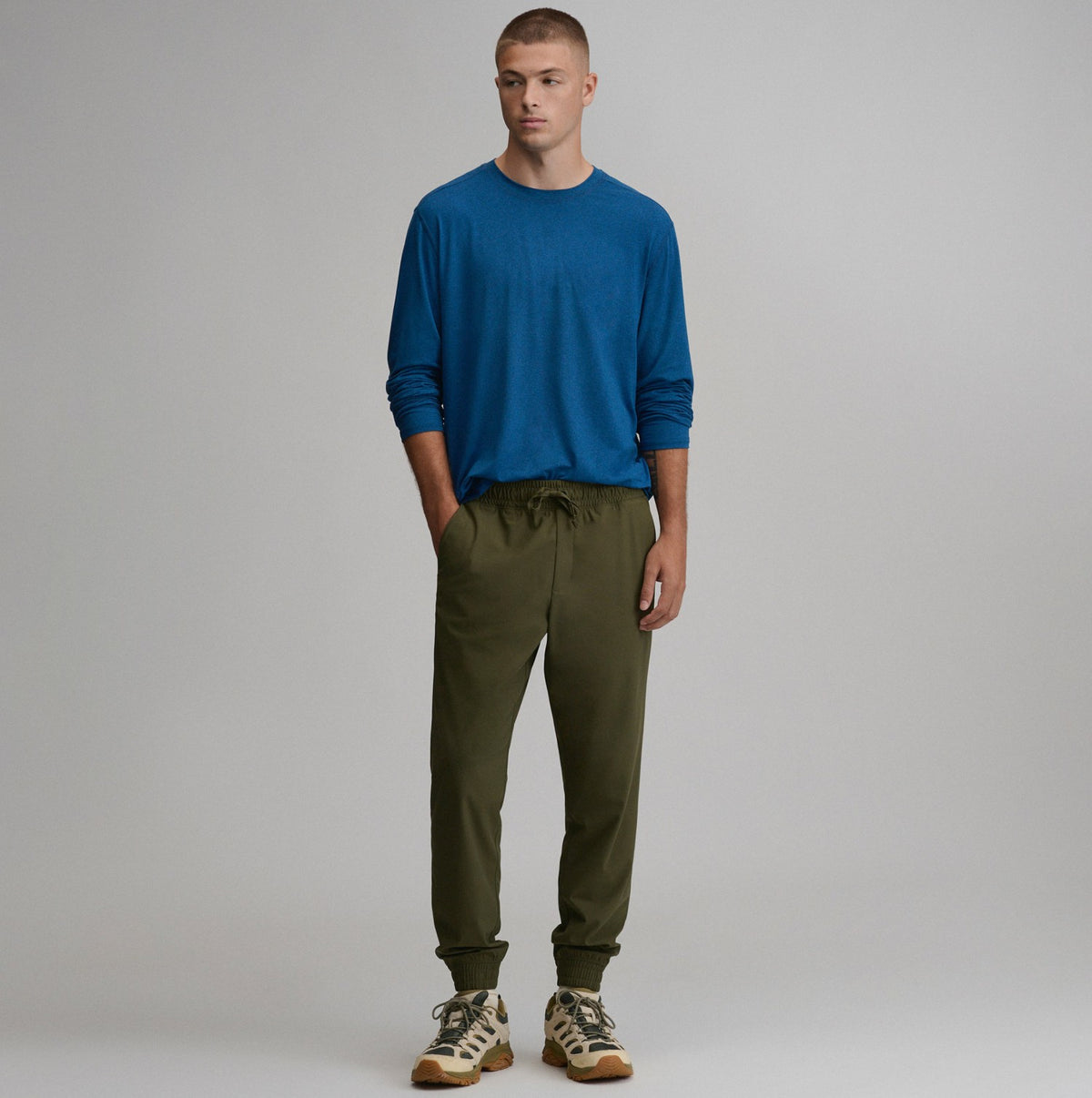 Eddie Bauer Men's LS Men'sn Trek Tee
