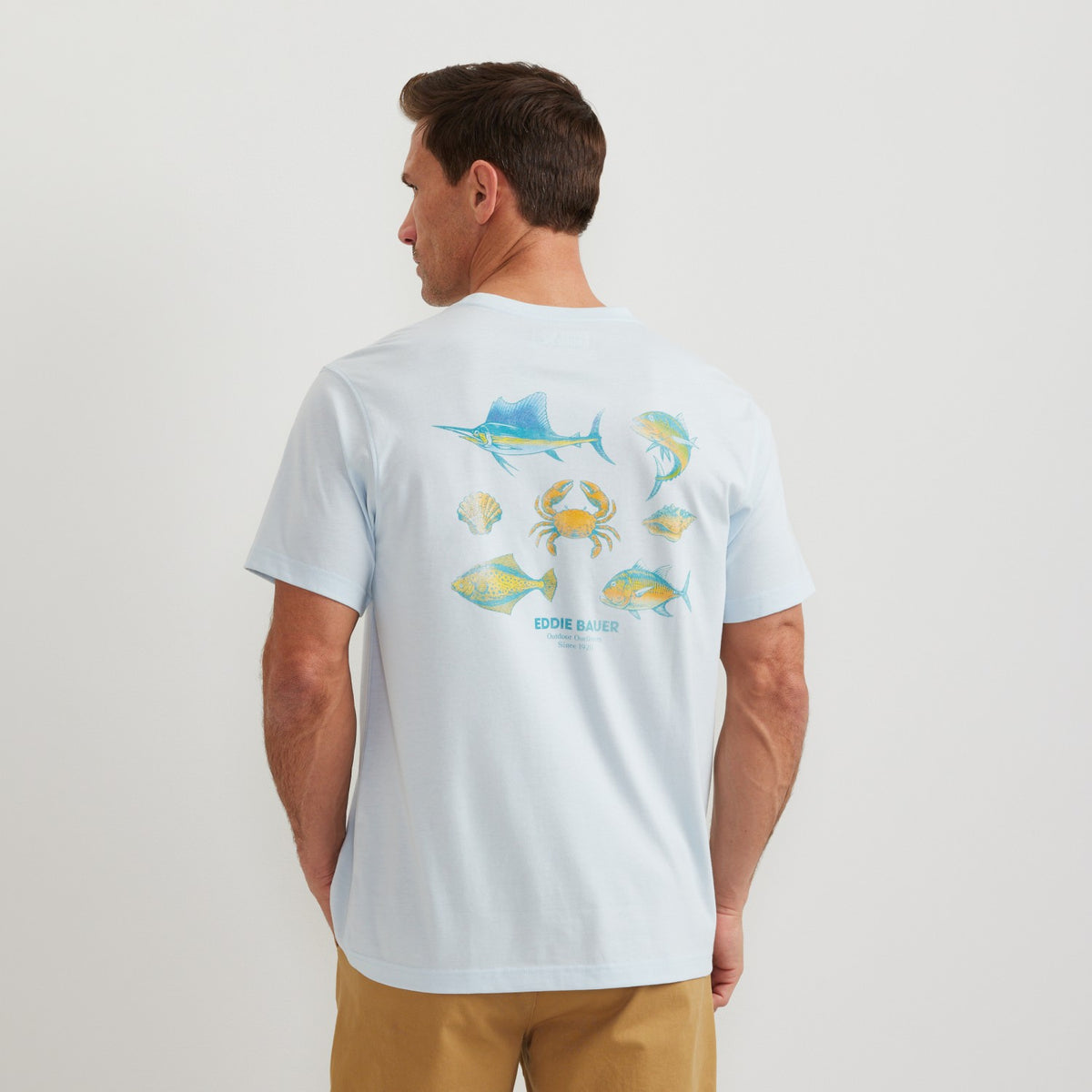 Eddie Bauer Men's EB Fish Layout