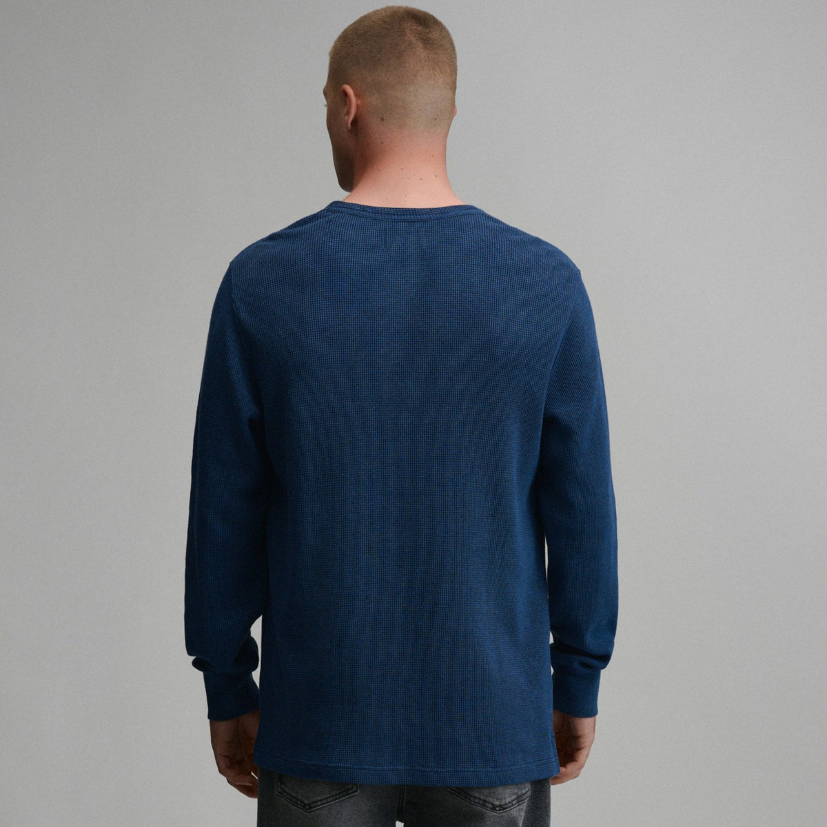 Eddie Bauer Men's Plaited Waffle Thermal Crew