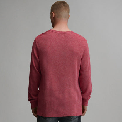 Eddie Bauer Men's Plaited Waffle Thermal Crew