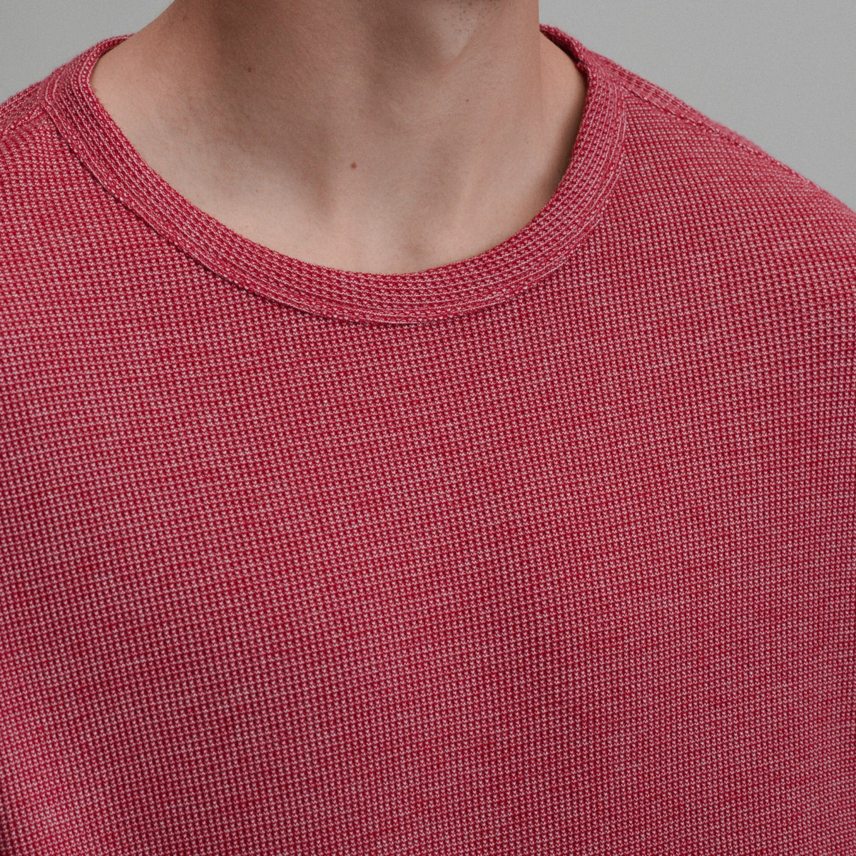 Eddie Bauer Men's Plaited Waffle Thermal Crew