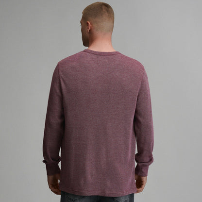 Eddie Bauer Men's Plaited Waffle Thermal Crew