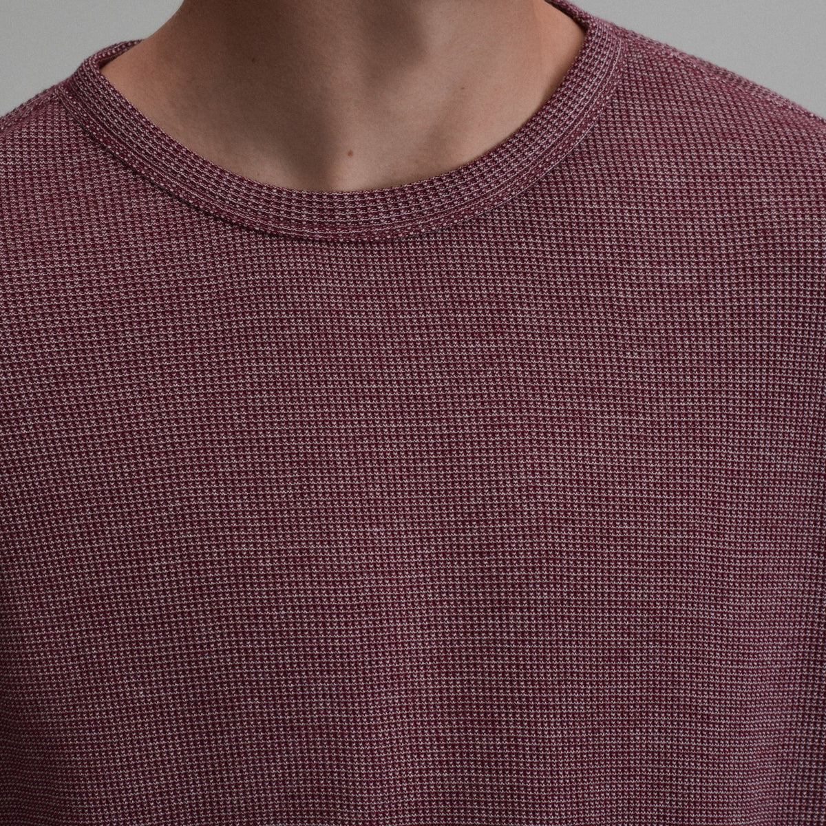 Eddie Bauer Men's Plaited Waffle Thermal Crew