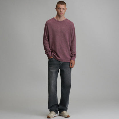 Eddie Bauer Men's Plaited Waffle Thermal Crew
