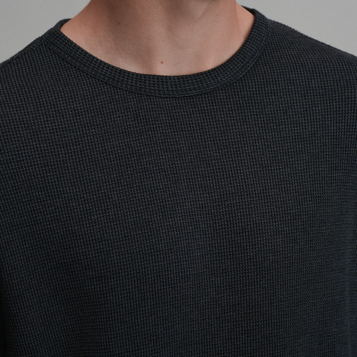 Eddie Bauer Men's Plaited Waffle Thermal Crew