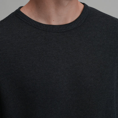 Eddie Bauer Men's Plaited Waffle Thermal Crew