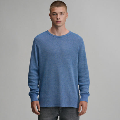 Eddie Bauer Men's Plaited Waffle Thermal Crew
