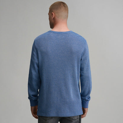 Eddie Bauer Men's Plaited Waffle Thermal Crew