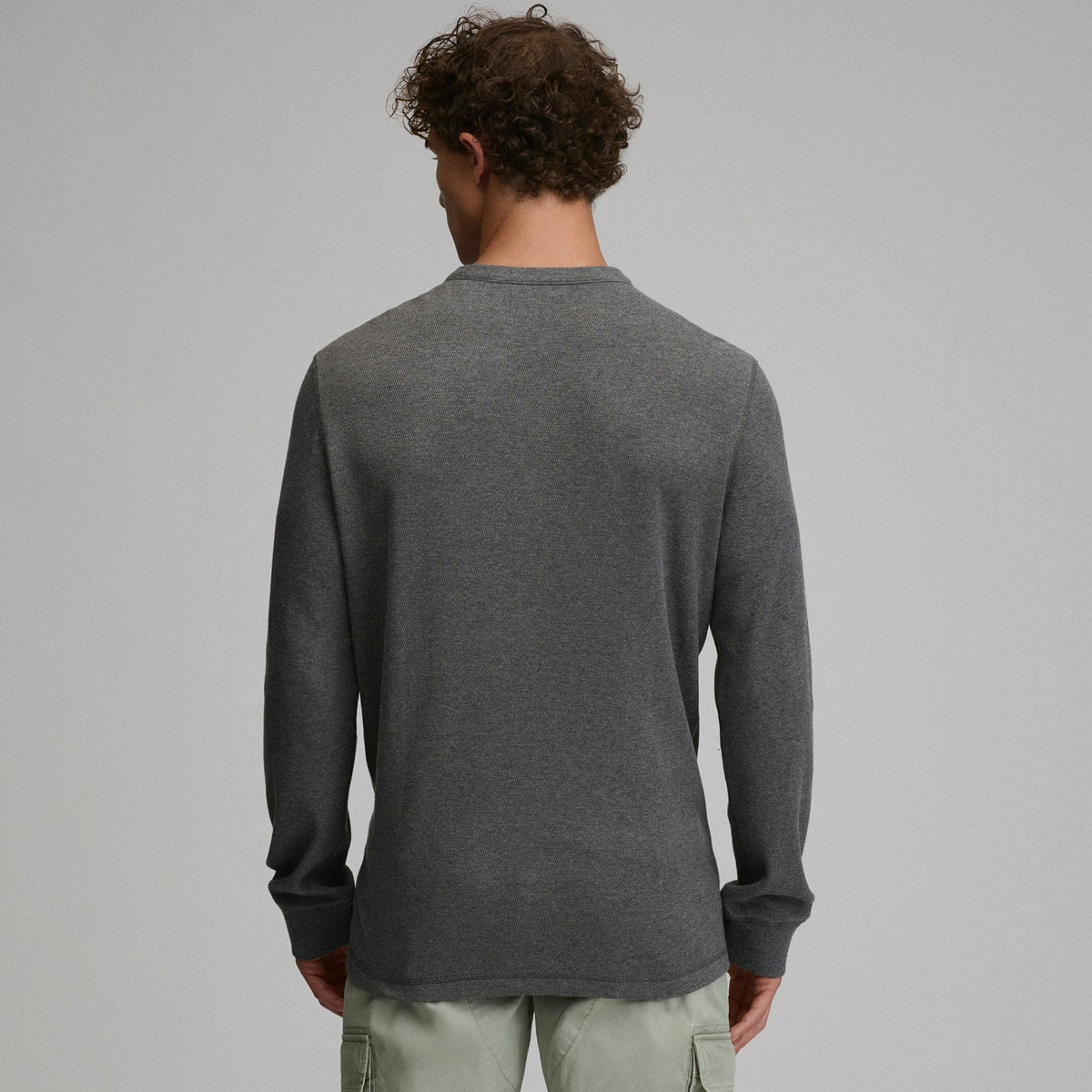 Eddie Bauer Men's Birds Eye Long-Sleeve Thermal Henley