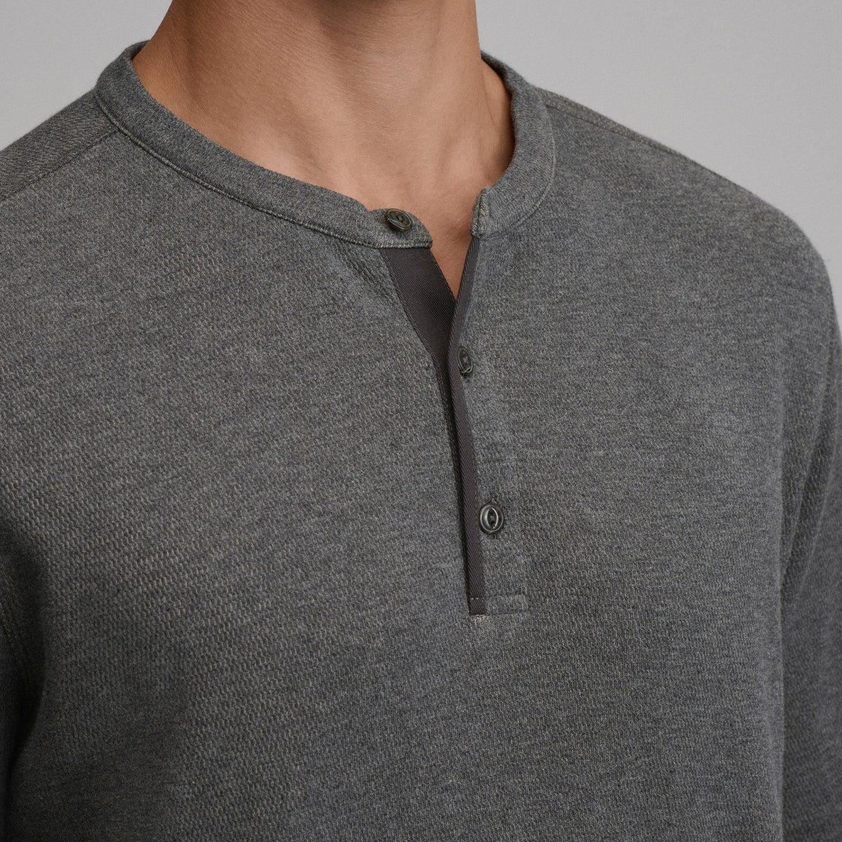 Eddie Bauer Men's Birds Eye Long-Sleeve Thermal Henley