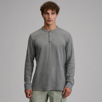 Eddie Bauer Men's Birds Eye Long-Sleeve Thermal Henley