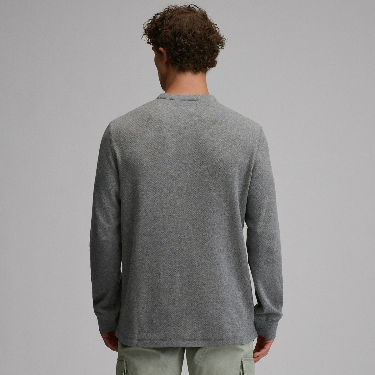Eddie Bauer Men's Birds Eye Long-Sleeve Thermal Henley