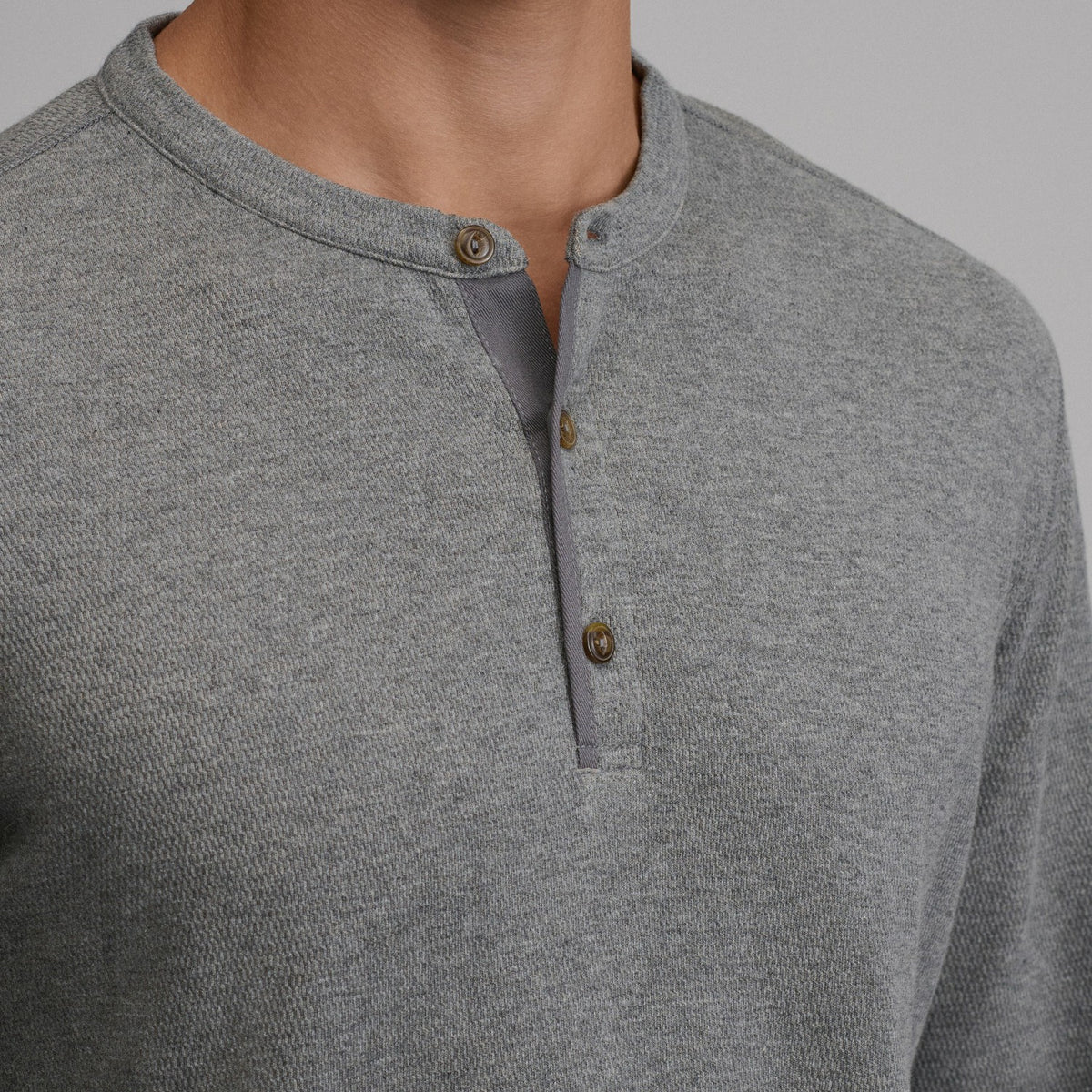 Eddie Bauer Men's Birds Eye Long-Sleeve Thermal Henley