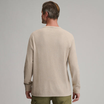 Eddie Bauer Men's Birds Eye Long-Sleeve Thermal Henley