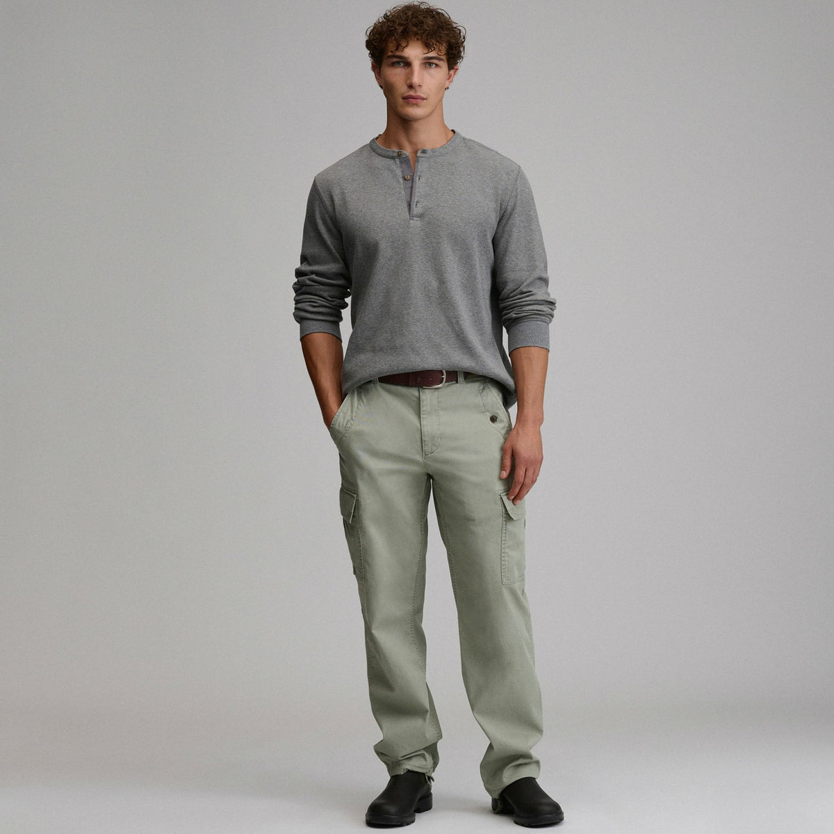 Eddie Bauer Men's Birds Eye Long-Sleeve Thermal Henley