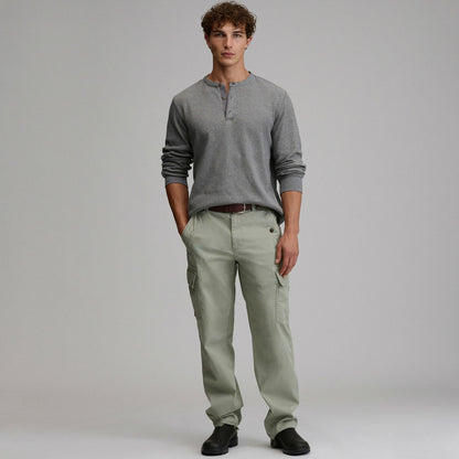 Eddie Bauer Men's Birds Eye Long-Sleeve Thermal Henley