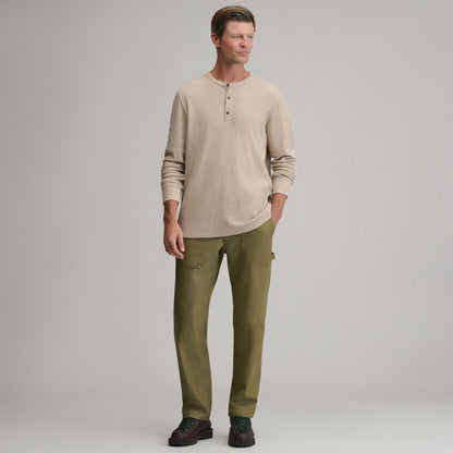 Eddie Bauer Men's Birds Eye Long-Sleeve Thermal Henley