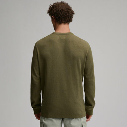 Eddie Bauer Men's Birds Eye Long-Sleeve Thermal Henley