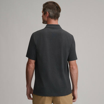 Eddie Bauer Men's SS Signature Pique Polo