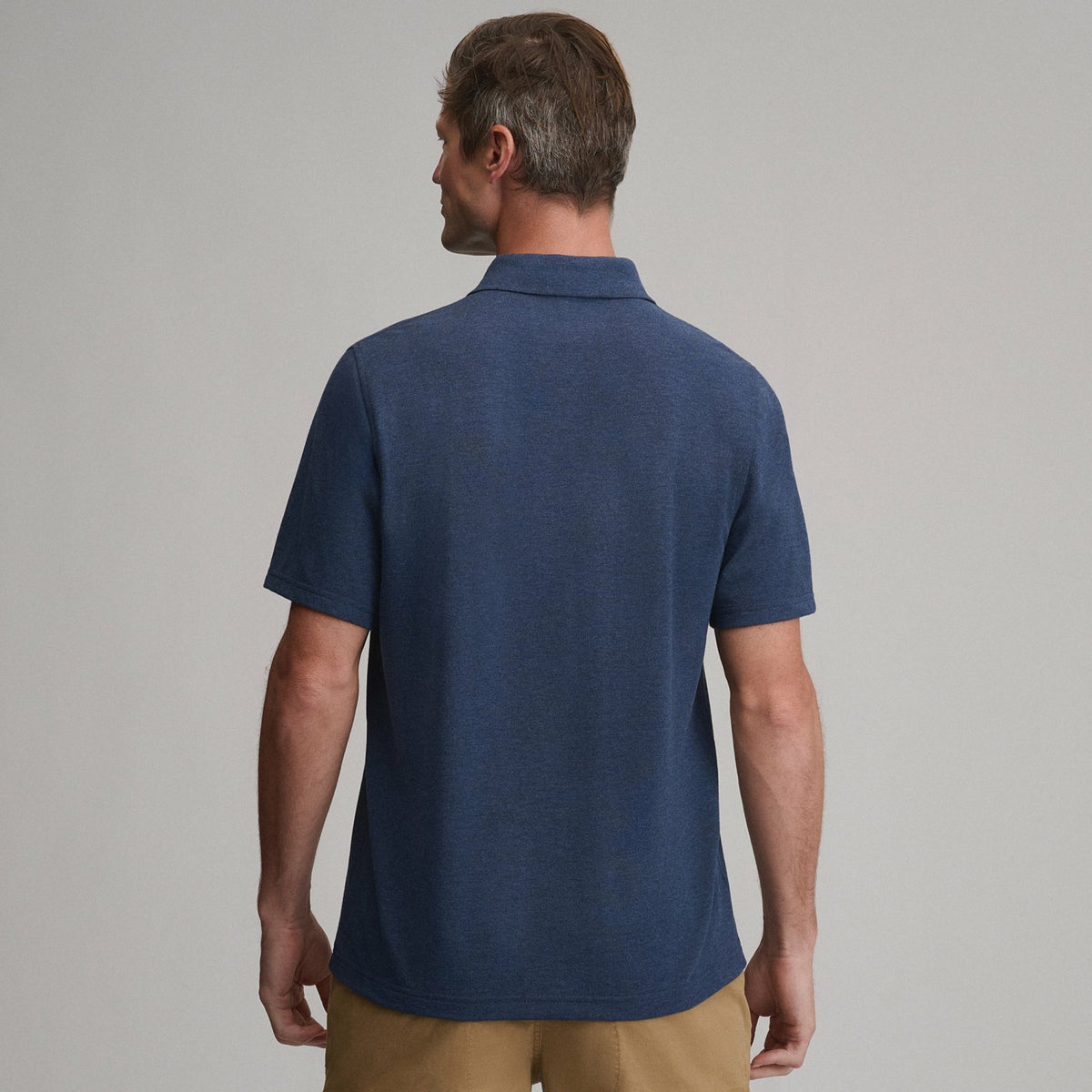 Eddie Bauer Men's SS Signature Pique Polo