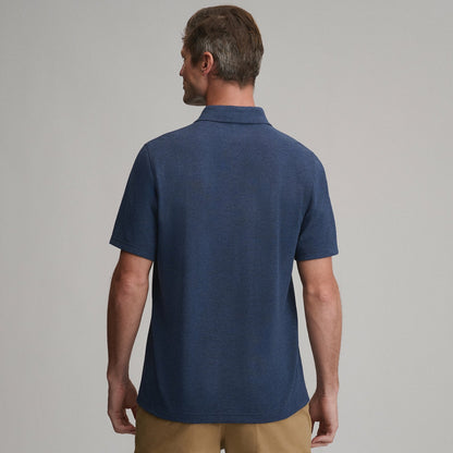 Eddie Bauer Men's SS Signature Pique Polo