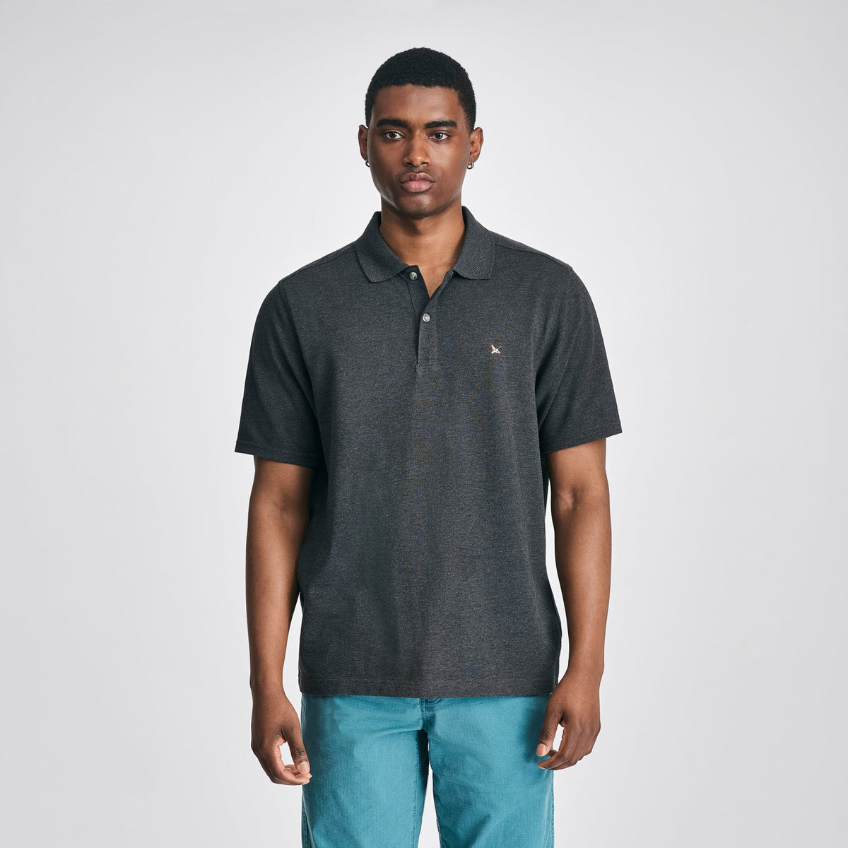 Eddie Bauer Men's SS Signature Pique Polo