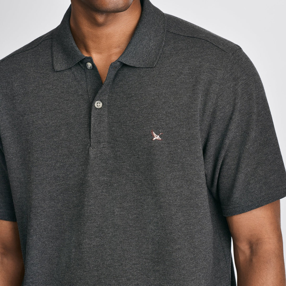 Eddie Bauer Men's SS Signature Pique Polo
